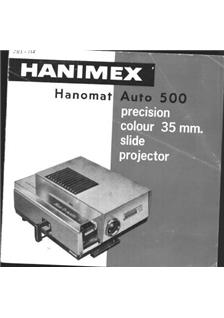 Hanimex Hanomat Auto 500 manual. Camera Instructions.